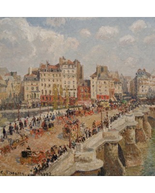 Puzzle 1000 piese Grafika - Camille Pissarro: Le Pont-Neuf, 1902 (Grafika-T-02245)