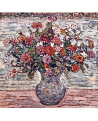 Puzzle 1000 piese Grafika - Maurice Prendergast: Fleurs dans un Vase , 1910 - (Grafika-T-02248)
