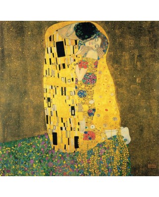 Puzzle 1000 piese Grafika - Gustav Klimt: The Kiss, 1907-1908 (Grafika-T-02268)