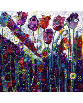 Puzzle 1000 piese Grafika - Sally Rich: Tulips (Grafika-T-02383)
