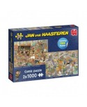 Puzzle 2x1.000 piese Jumbo - Jan Van Haasteren: Rembrandt's Studio (Jumbo-20052)