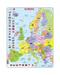 Puzzle 48 piese Larsen - Political Map of Europe (Italian) (Larsen-K2-IT)