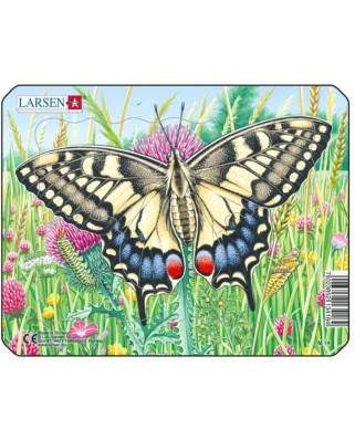 Puzzle 5 piese Larsen - Butterfly (Larsen-M14-2)
