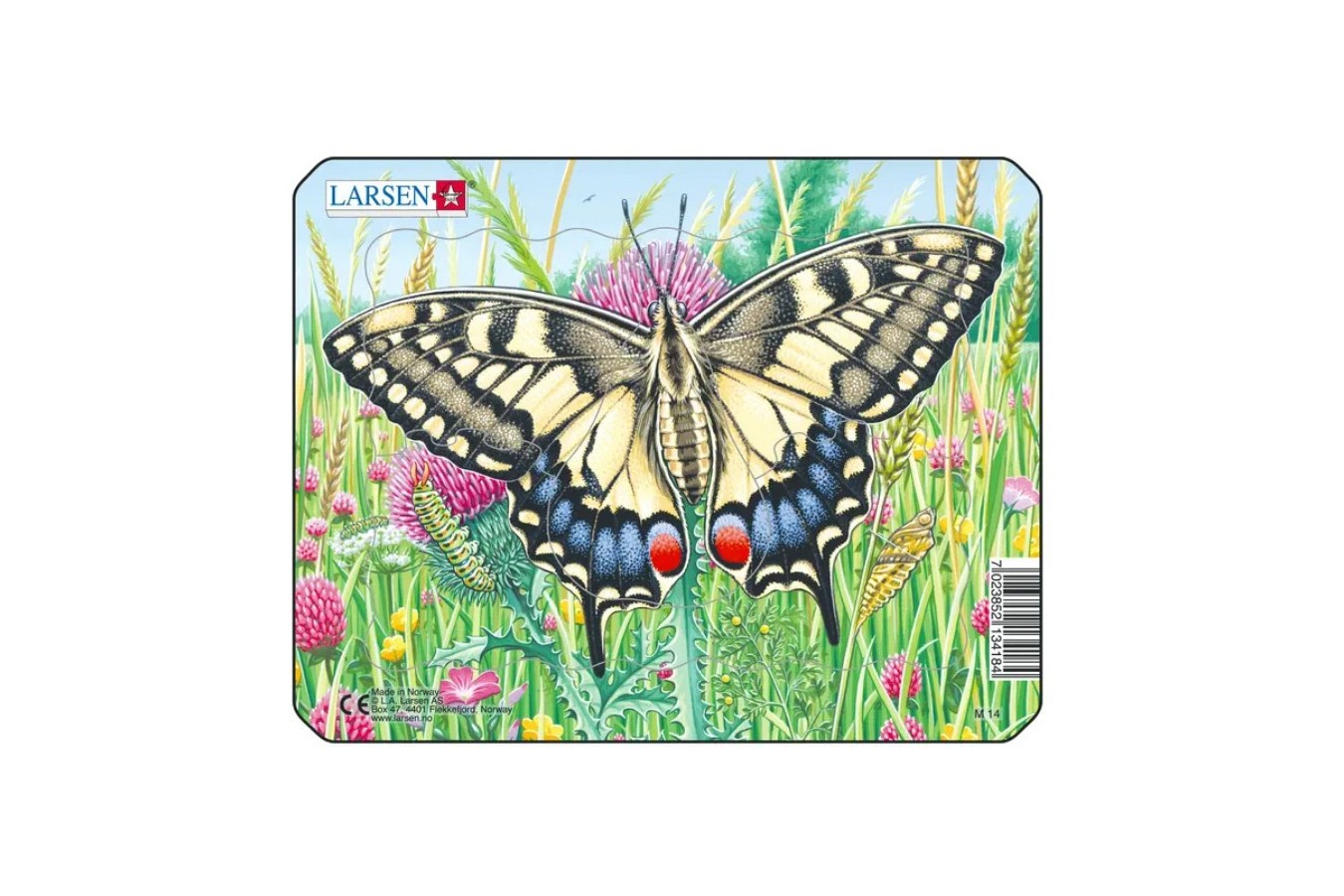 Puzzle 5 piese Larsen - Butterfly (Larsen-M14-2)
