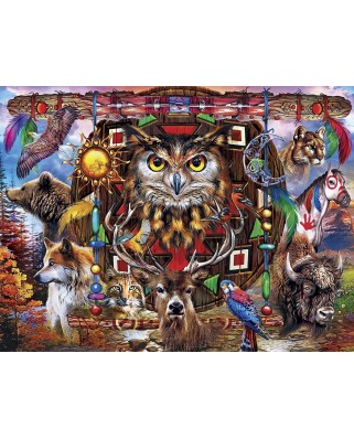 Puzzle 300 piese XXL Master Pieces - Animal Totems (Master-Pieces-32035)