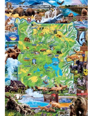 Puzzle 1000 piese Master Pieces - National Parks - Yellowstone (Master-Pieces-72057)