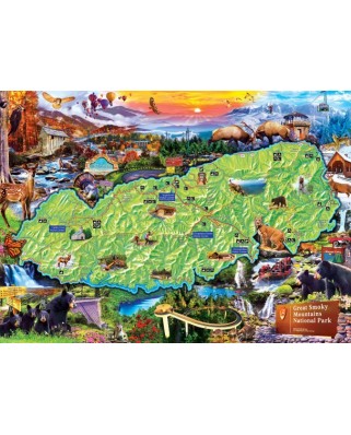 Puzzle 1000 piese Master Pieces - National Parks - Great Smoky Mountains (Master-Pieces-72146)