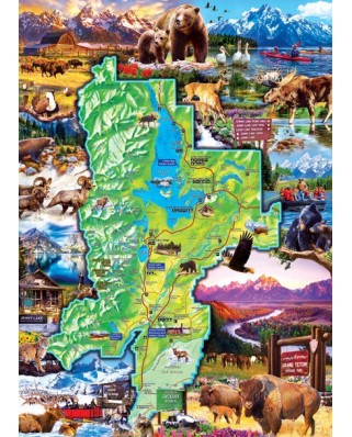 Puzzle 1000 piese Master Pieces - National Parks - Grand Teton National Park (Master-Pieces-72147)