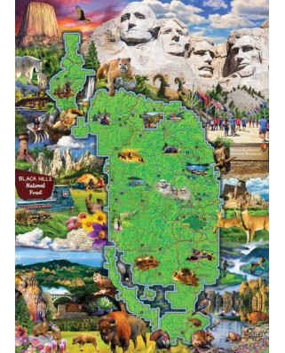 Puzzle 1000 piese Master Pieces - National Parks - Black Hills (Master-Pieces-72283)