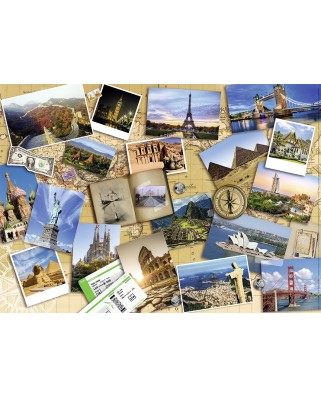 Puzzle 1000 piese Nathan - Monuments of the World (Nathan-87623)