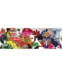 Puzzle 1000 piese panoramic New York Puzzle Company - Colors Across the World (New-York-Puzzle-AA2038)