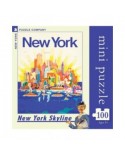 Puzzle 100 piese mini New York Puzzle Company - NYC Skyline Mini (New-York-Puzzle-AA715)