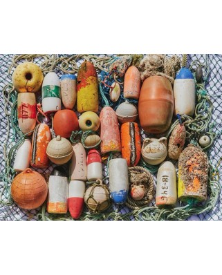 Puzzle 1000 piese New York Puzzle Company - Buoys Collection (New-York-Puzzle-JG2120)