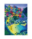Puzzle 500 piese Pieces & Peace - Mallard Jean: Village Lointain (Pieces-and-Peace-0056)
