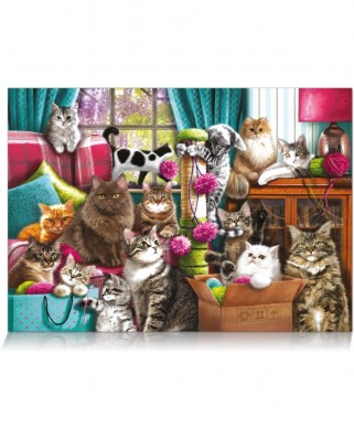Puzzle 1000 piese Star Puzzle - Cats' House (Star-Puzzle-0356)