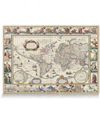 Puzzle 2000 piese Star Puzzle - Map Of The World (Star-Puzzle-1063)