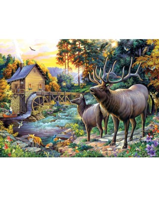 Puzzle 1000 piese SunsOut - Oleg Gavrilov - At the Mill (Sunsout-61915)