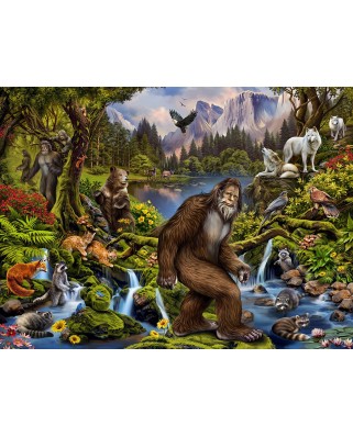 Puzzle 1000 piese SunsOut - King of the Forest (Sunsout-70804)