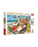 Puzzle 1011 piese Trefl - Hidden Shapes - Feline Holidays (Trefl-10674)