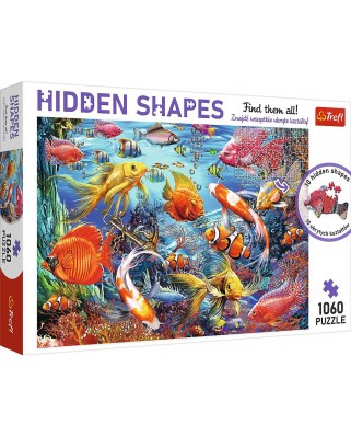 Puzzle 1060 piese Trefl - Hidden Shapes - Underwater Life (Trefl-10676)