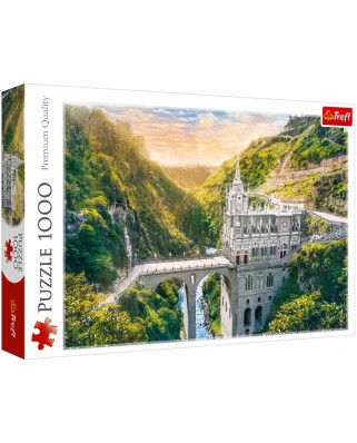 Puzzle 1000 piese Trefl - Las Lajas Sanctuary - Colombia (Trefl-10724)