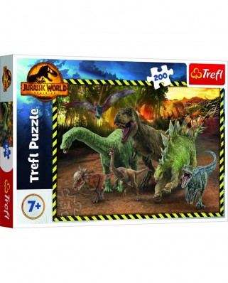 Puzzle 200 piese XXL Trefl - Jurassic Park (Trefl-13287)
