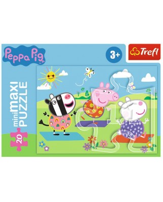 Puzzle 20 piese Trefl - MiniMaxi Puzzle - Peppa Pig (Trefl-21124)