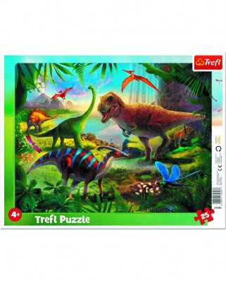 Puzzle 25 piese Trefl - Dinosaurs (Trefl-31343)