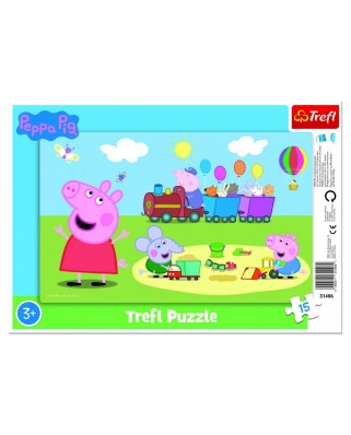 Puzzle 15 piese Trefl - Peppa Pig (Trefl-31406)