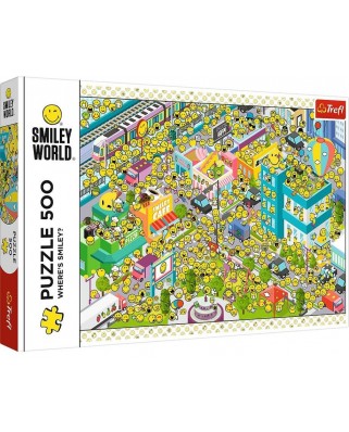 Puzzle 500 piese Trefl - Smiley World (Trefl-37429)