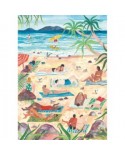 Puzzle 1000 piese Pieces & Peace - Sofroniou Miranda: Day at the Beach (Pieces-and-Peace-0020)