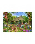 Puzzle 1500 piese Bluebird Puzzle - English Cottage Garden (Bluebird-Puzzle-F-90010)