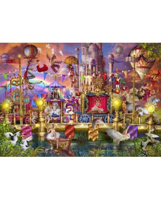 Puzzle 1500 piese Bluebird Puzzle - Marchetti Ciro: Magic Circus Parade (Bluebird-Puzzle-F-90014)