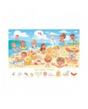 Puzzle 104 piese Bluebird Puzzle - Search and Find - The Beach (Bluebird-Puzzle-F-90056)