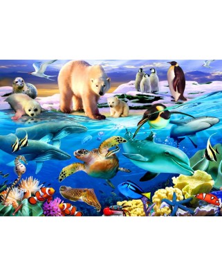 Puzzle 1000 piese Bluebird Puzzle - Oceans of Life (Bluebird-Puzzle-F-90235)