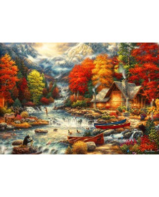 Puzzle 1000 piese Bluebird Puzzle - Chuck Pinson: Treasures of the Great Outdoors (Bluebird-Puzzle-F-90239)
