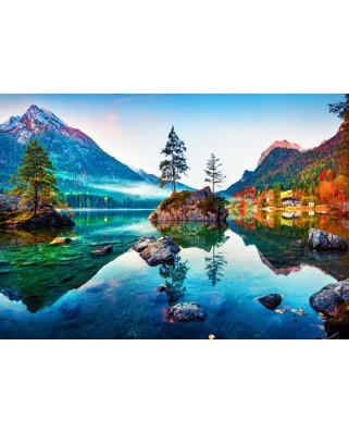 Puzzle 1000 piese Bluebird Puzzle - Hintersee Lake, Germany (Bluebird-Puzzle-F-90255)