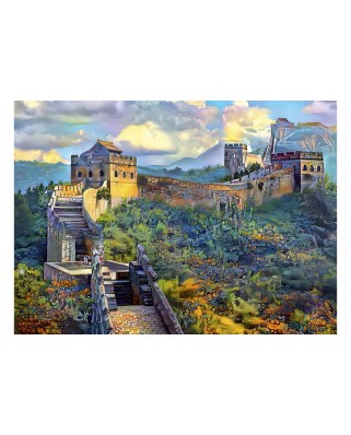 Puzzle 1000 piese Bluebird Puzzle - Gavidia Pedro: Great Wall of China (Bluebird-Puzzle-F-90286)