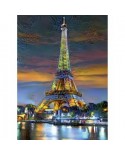 Puzzle 1000 piese Bluebird Puzzle - Eiffel Tower at Sunset, Paris, France (Bluebird-Puzzle-F-90291)