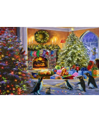 Puzzle 1000 piese Bluebird Puzzle - A Magical View to Christmas (Bluebird-Puzzle-F-90369)