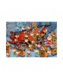 Puzzle 1000 piese Bluebird Puzzle - Francois Ruyer: Ready for Christmas Delivery Season (Bluebird-Puzzle-F-90406)