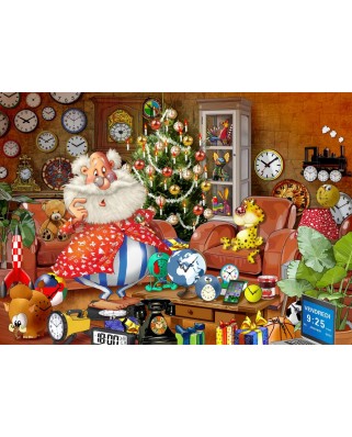 Puzzle 48 piese Bluebird Puzzle - Francois Ruyer: Christmas Time! (Bluebird-Puzzle-F-90412)