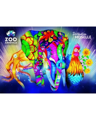 Puzzle 1000 piese Bluebird Puzzle - Zoo d'Amneville - Luminescence (Bluebird-Puzzle-F-90427)