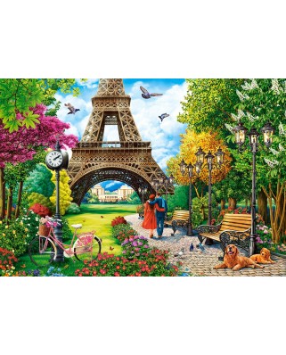 Puzzle 1000 piese Castorland - Spring in Paris (Castorland-104840)