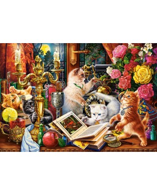 Puzzle 1000 piese Castorland - Wizard Kittens (Castorland-104857)
