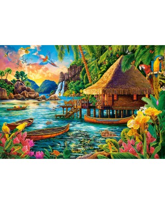 Puzzle 1000 piese Castorland - Tropical Island (Castorland-104871)