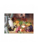Puzzle 3000 piese Castorland - Josef Schuster: Still Life With Fruit and a Cockatoo (Castorland-300143)