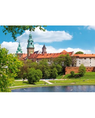 Puzzle 500 piese Castorland - Wawel Royal Castle, Cracow, Poland (Castorland-53797)