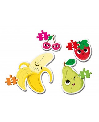 Puzzle 2/3/4/5 piese Clementoni - My First Puzzle - Fruits (Clementoni-20815)