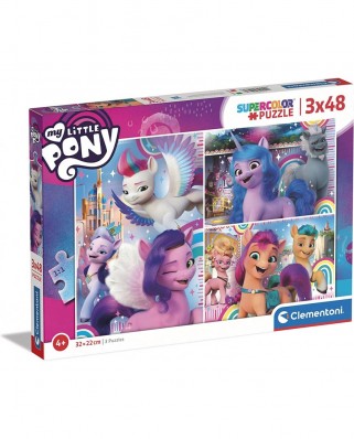 Puzzle 3x48 piese Clementoni - My Little Pony (Clementoni-25275)